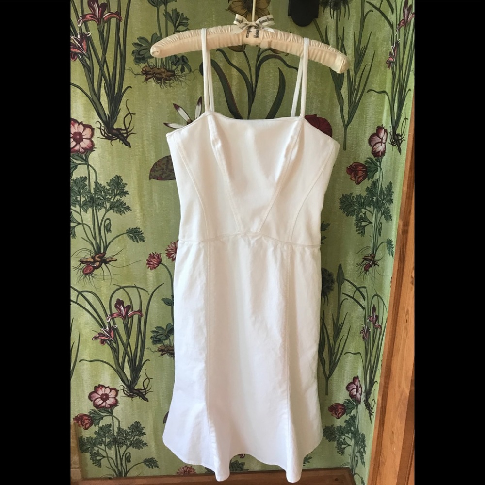 Badgley Mischka White Sundress